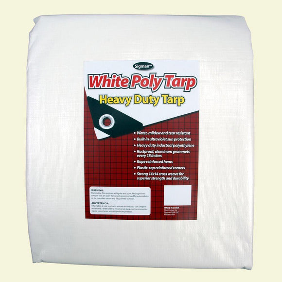 White Heavy Duty Tarps - Canopy Tarp and Carport Tarp