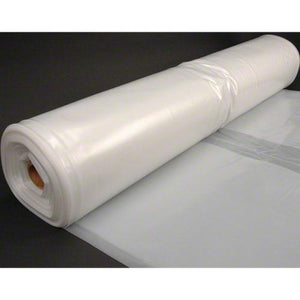 Husky 10' x 100' 4 MIL Clear Plastic Sheeting