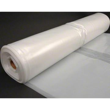 clear plastic tarp Husky 32' x 100' 6 MIL Clear Plastic Sheeting
