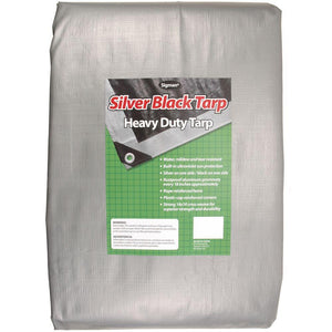 Sigman 30' x 30' Silver Black Heavy Duty Tarp