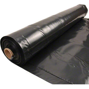Husky 20' x 100' 4 MIL Black Plastic Sheeting