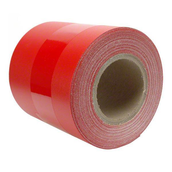 Sigman 6 in. x 50 ft. Tarp Repair Tape - 18 Vinyl Coated Polyester - Red