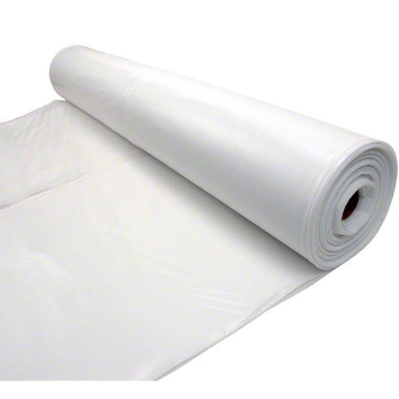 Husky 20' x 100' 10 MIL White Plastic Sheeting